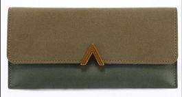 WUNDERSCHÖNES PORTEMONNAIE Geldbörse Brieftasche green gold