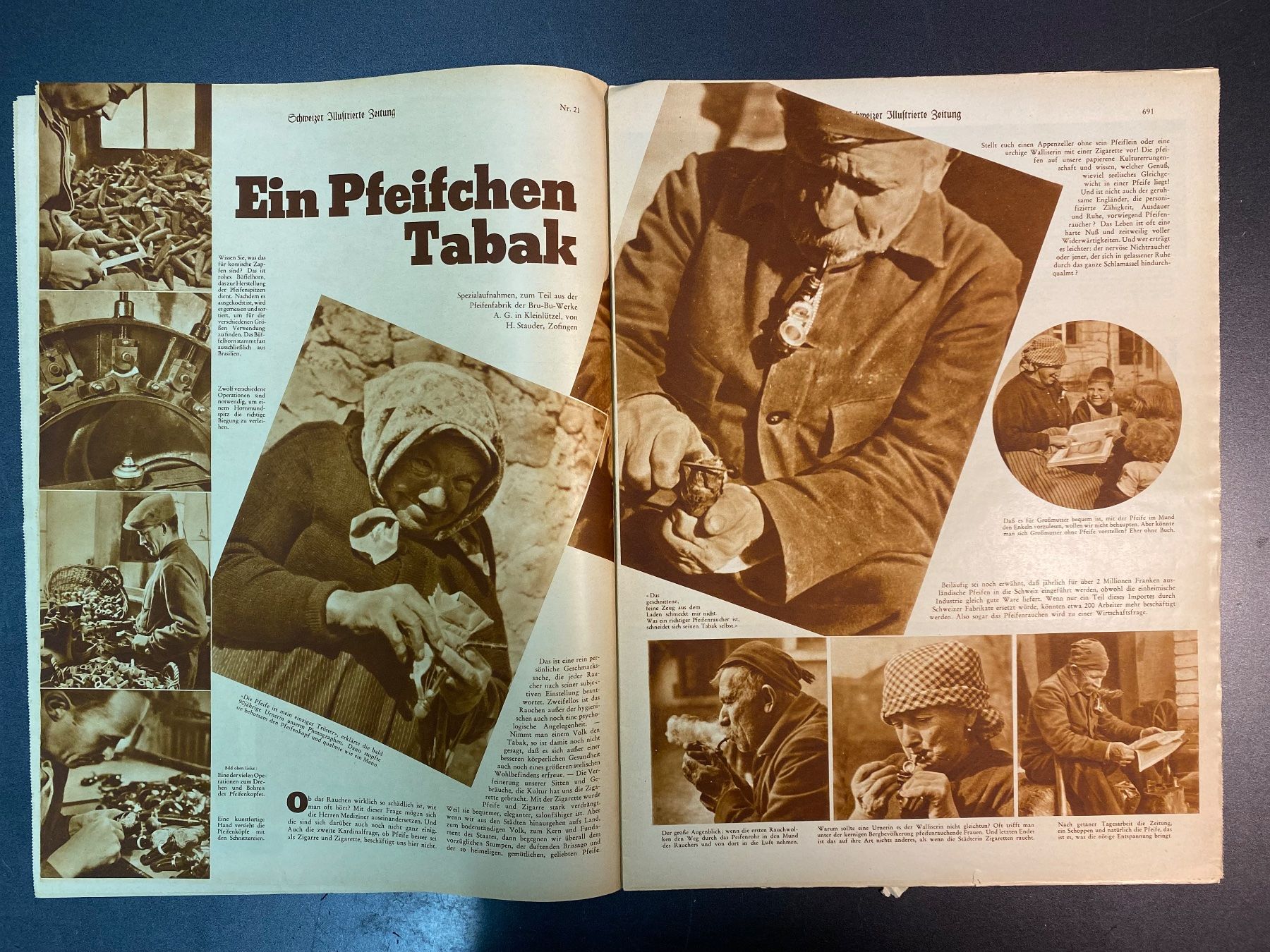 Riviste & Magazine: Zeitschrift Schweizer Illustrierte 1933 24. Mai Nr. 21 – Usato da Oberägeri venduto da Nussbi6 3