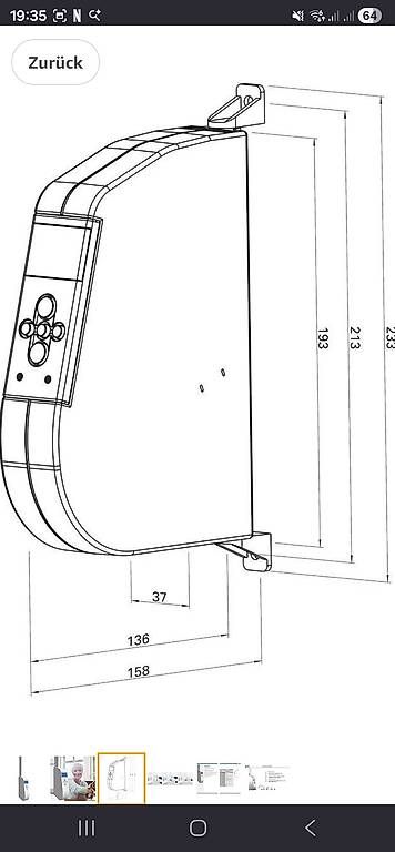 Tende da sole: Elektrischer Gurtwickler Storen  – Usato da Uetikon am See venduto da grubi84 2