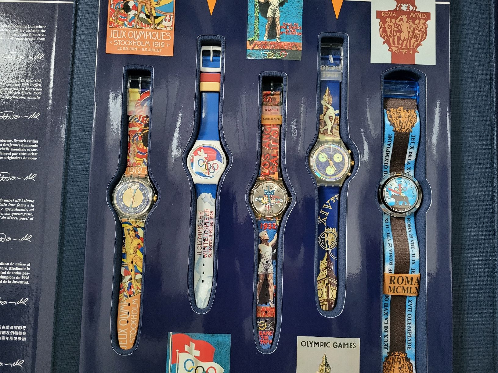 Swatch Uhren: SWATCH HISTORICAL OLYMPIC GAMES COLLECTION NEU – Neu und originalverpackt aus Lommiswil von Fridu_C 1