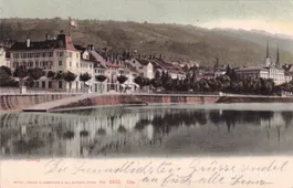 Zug // circa 1910 Hotel Rigi Altstadt Zugersee