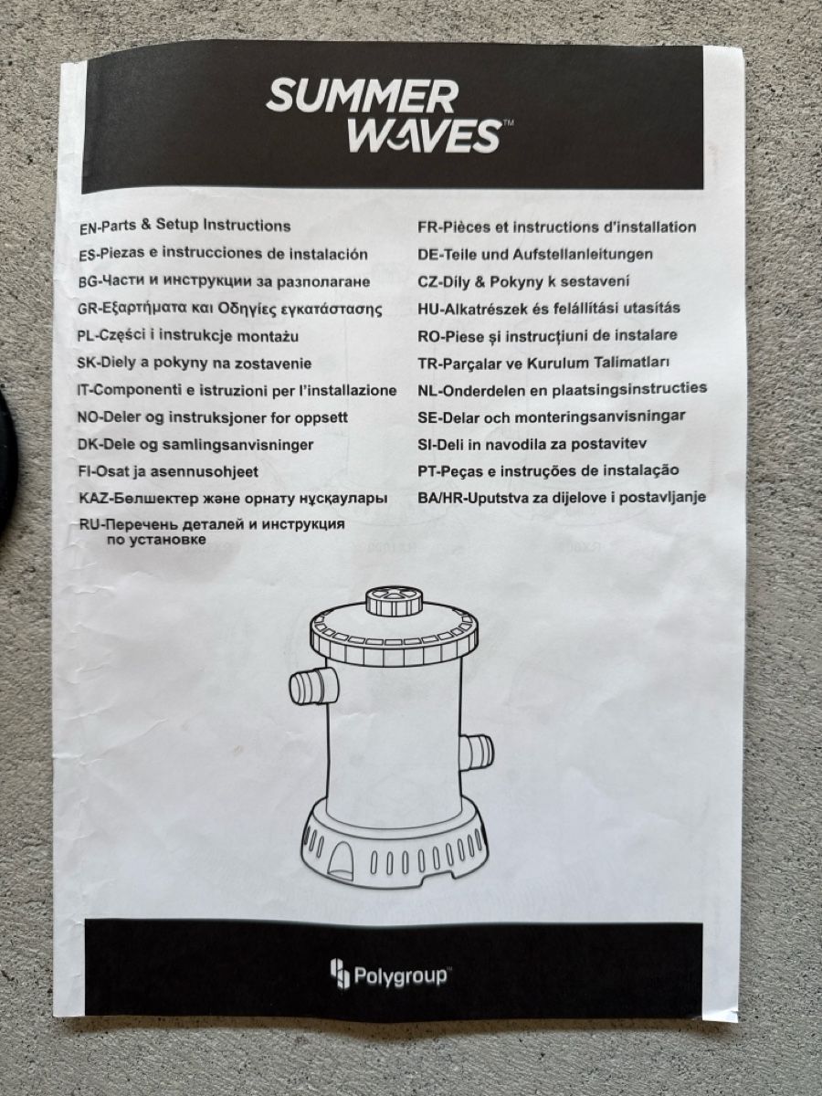 Piscine: Summer Waves Patronenfilter-Pumpe RX 600 – Usato da Neftenbach venduto da Blade230S 2