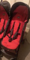 Chicco Echo Twin Geschwisterwagen rot neuwertig