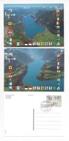1991 FDC Bundesfeierkarten 97 + 98 WEG DER SCHWEIZ (Ersttag)