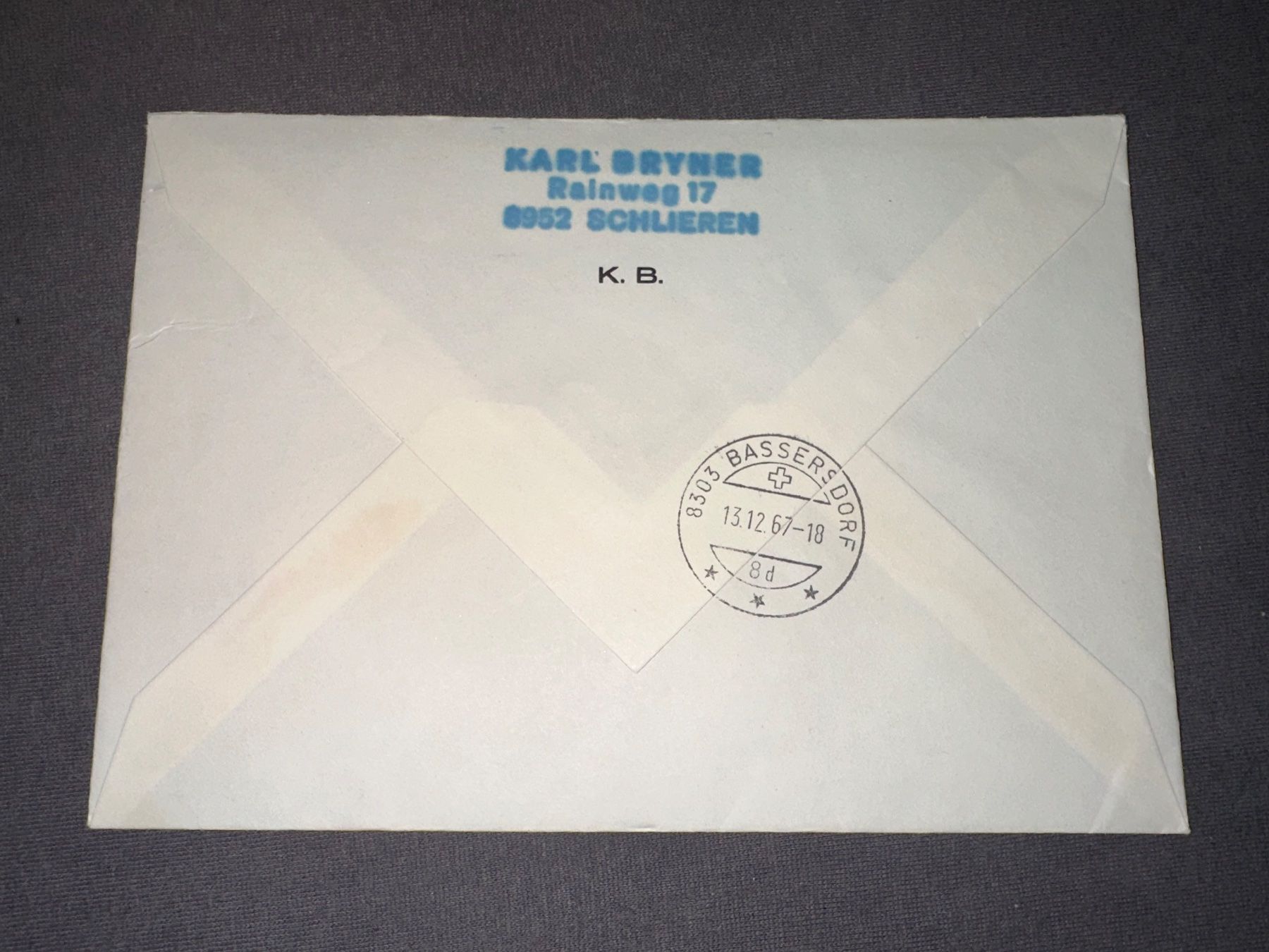 Tutti i francobolli: Brief Matthaeus 1967 Schweiz – Usato da Stettfurt venduto da 2442 2