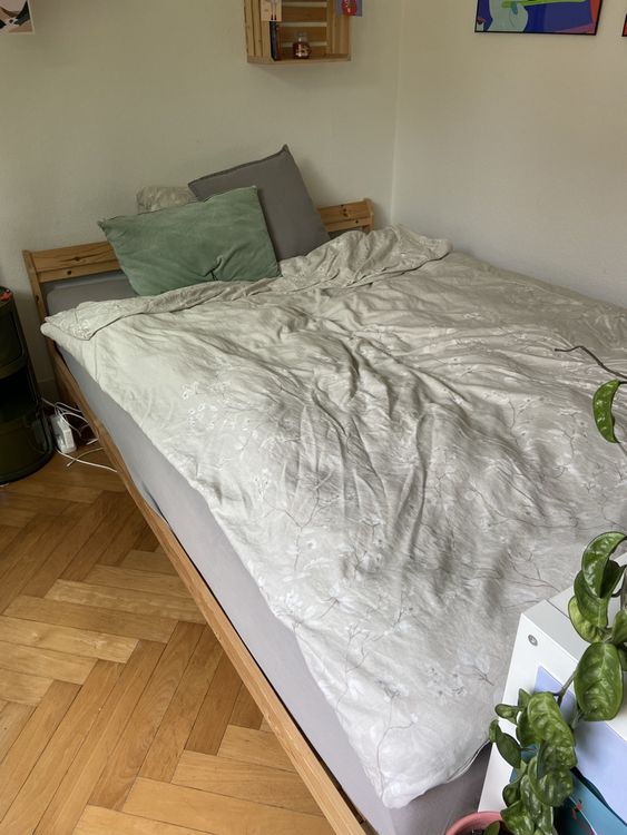 ikea-holzbett-inkl-lattenrost-gebraucht-in-fislisbach-f-r-chf-1