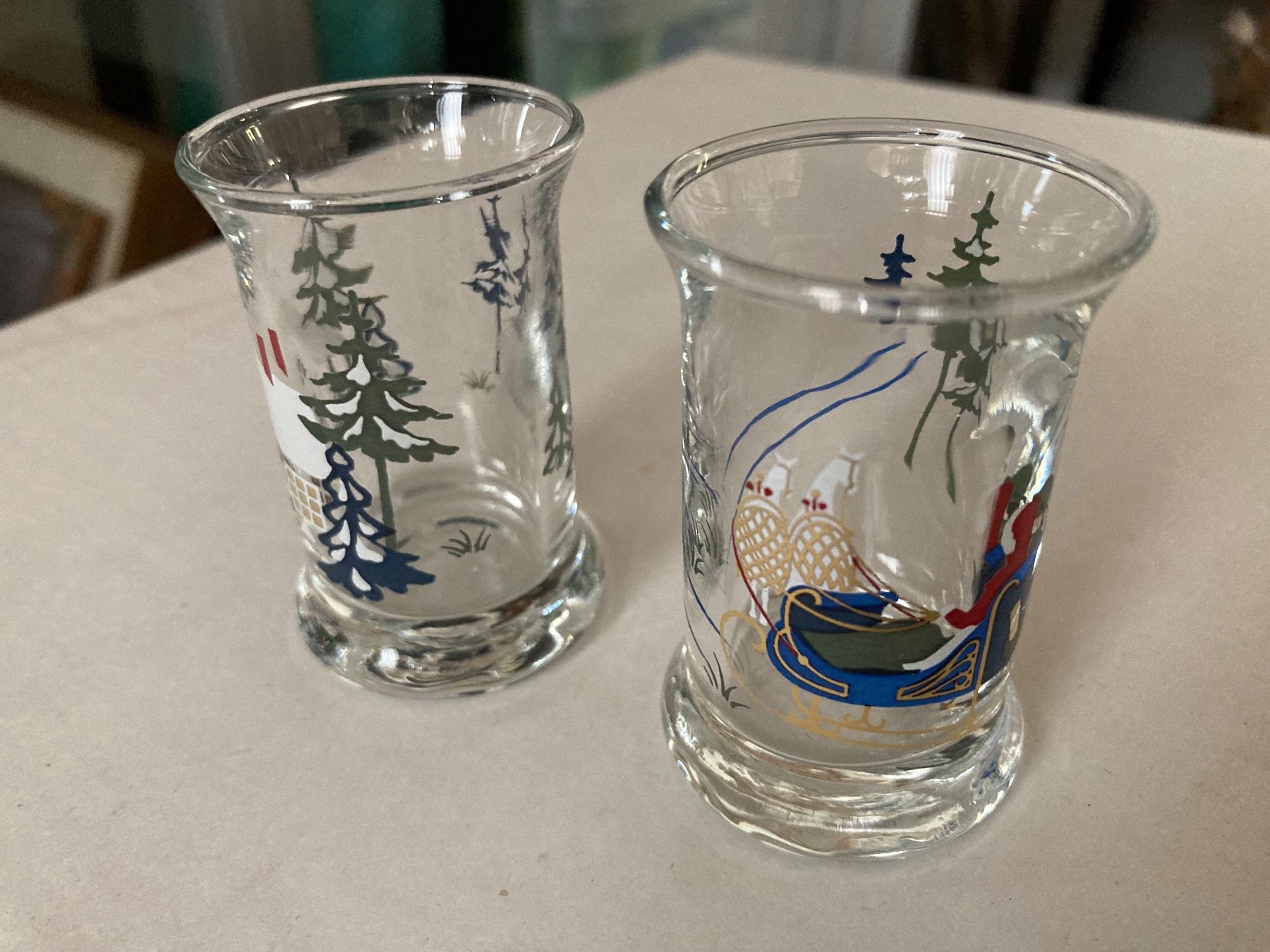 Carafes: Vintage Holme Gaard Glas Karaffe mit 2 Schnapsgläser – D'occasion à Bern par Jwpm66 3