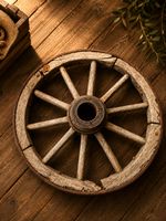 Vintage Wagenrad – echter Landhaus-Charme