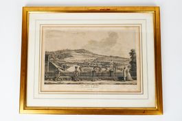 Grosses antikes Gemälde von Bern um ca. 1780