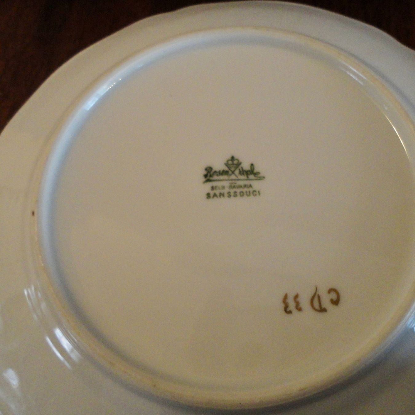 Rosenthal Tassen: Kaffee/Tee Gedeck Set (Rosenthal -Sanssouci) – Gebraucht aus Wädenswil von LIS11 4