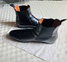 Santoni Chelsea Boots Size 13 - black, rubber sole