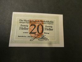 Oesterreich, Bischofshofen - Notgeldschein