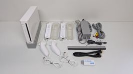 Nintendo Wii, 2 Controller, 2 Nunchuks (HDMI)