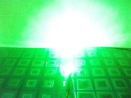Blink-LED grün 5mm verkabelt