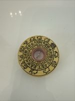 Boussole Feng Shui LUOPAN en Os/Ivoirine Gravée • Rare