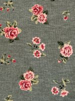 Neu Jersey-Stoff mit Rosenmuster, 150 cm breit x 290 cm La