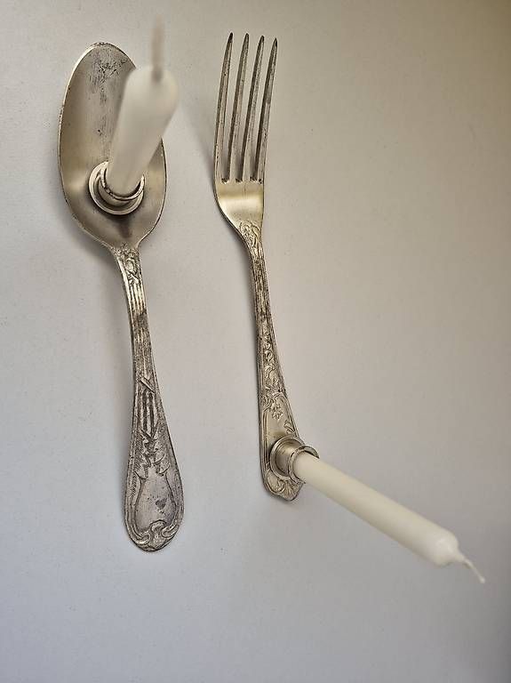 Portacandele: vintage Besteck Kerzenhalter – Usato da Spreitenbach venduto da dde_5k86 2