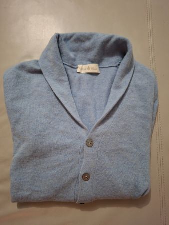 Neue Della Ciana Strickjacke Sakko 48 M Merino Kaschmir Lux