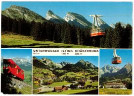 Unterwasser - 4 Bild AK Iltios