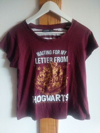 Harry Potter T-Shirt Gr. M Damen Hogwarts Brief Fun Shirt