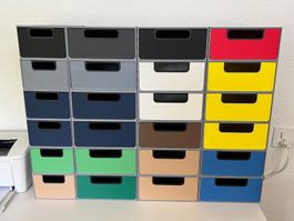 LEGO Organizer – 24 farbige 3D-Druck-Schubladen