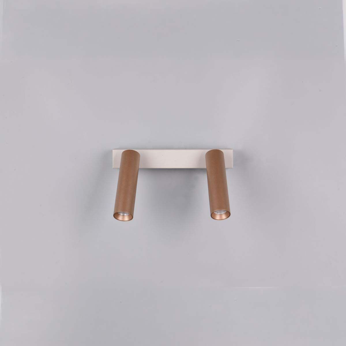 Lampade: Strahler, 2er, Coffee, 26 cm x 4 cm – Nuovo (secondo la descrizione) da Kreuzlingen venduto da Smart-Light 5