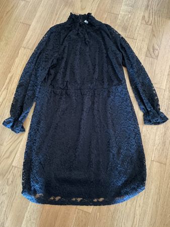 ONLY CARMAKOMA Kleid, festlich, schwarz, Spitze, GR. 46/48
