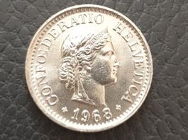 10 Rappen 1968 - unc. - stgl.!!