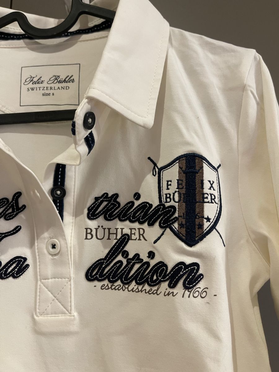 Felix Bühler Magliette Polo: Felix Bühler Poloshirt, Gr S/36 – Usato da Rheineck venduto da FGeissler 1