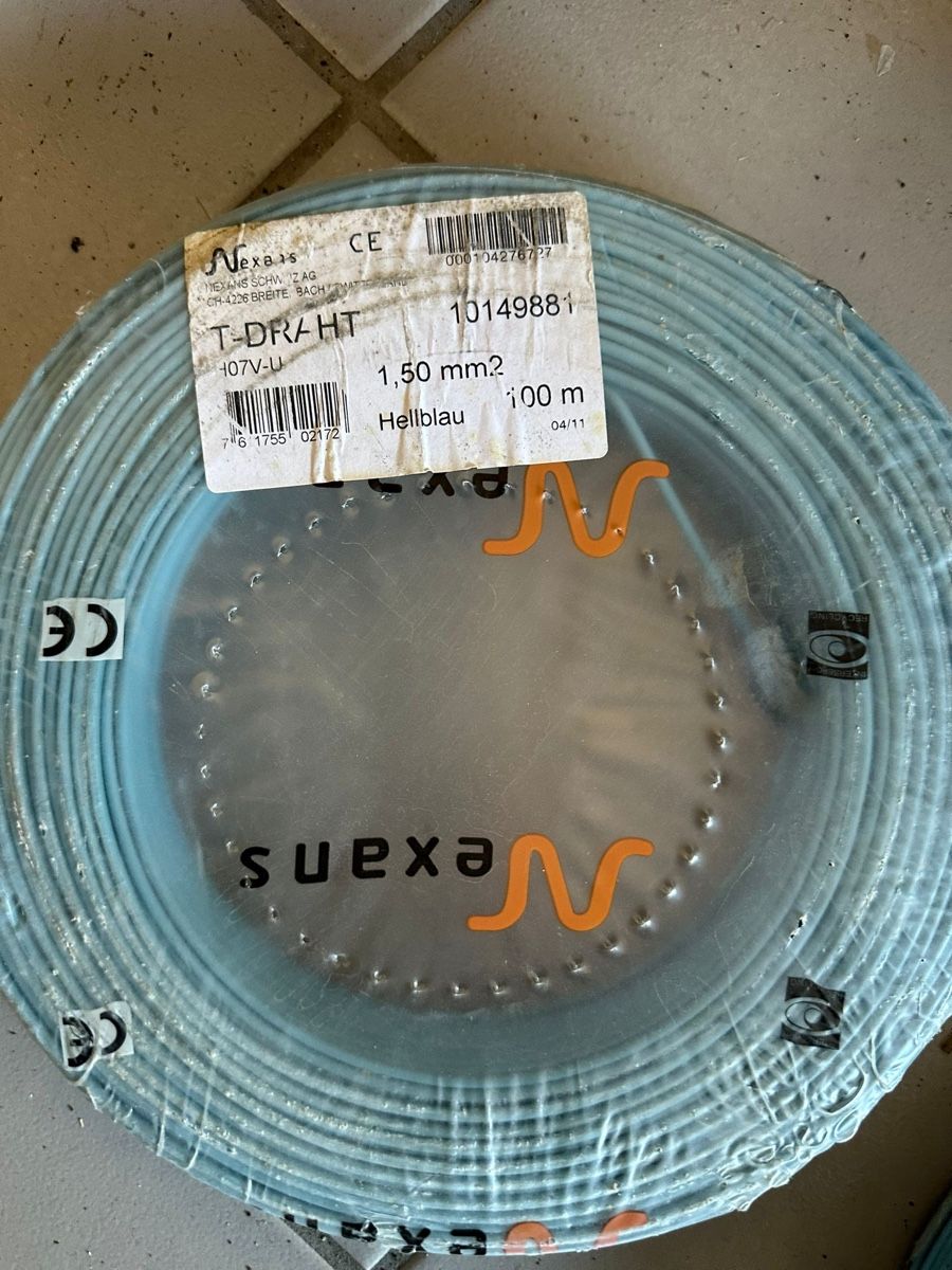 Kabel: Kabel  Nexans H07V-U – Neu (gemäss Beschreibung) aus Cham von Dzhurswitz 1