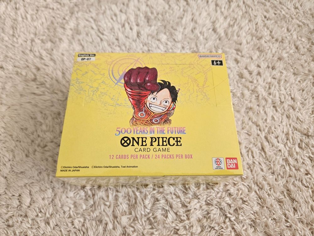 one piece op07 booster box english One Piece Card Game OP07 500 Years in the Future Booster Box English – TCG  Fabrik Inc main image 0