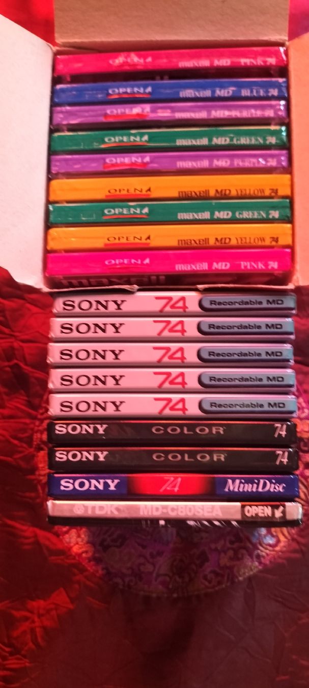 Minidisc: MiniDisc RESTPOSTEN 18 STÜCK – Neu und originalverpackt aus Lamboing von Kimnovak13233