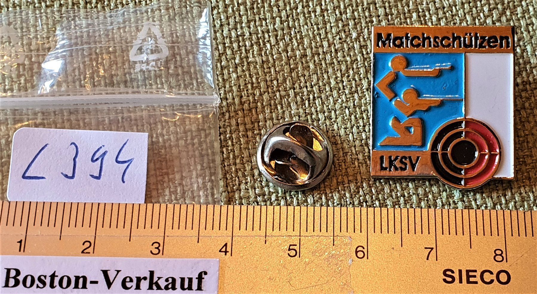Placchette & Badge: L394 - Pin Match Schützen LKSV – Usato da Reinach BL venduto da Boston-Verkauf 1