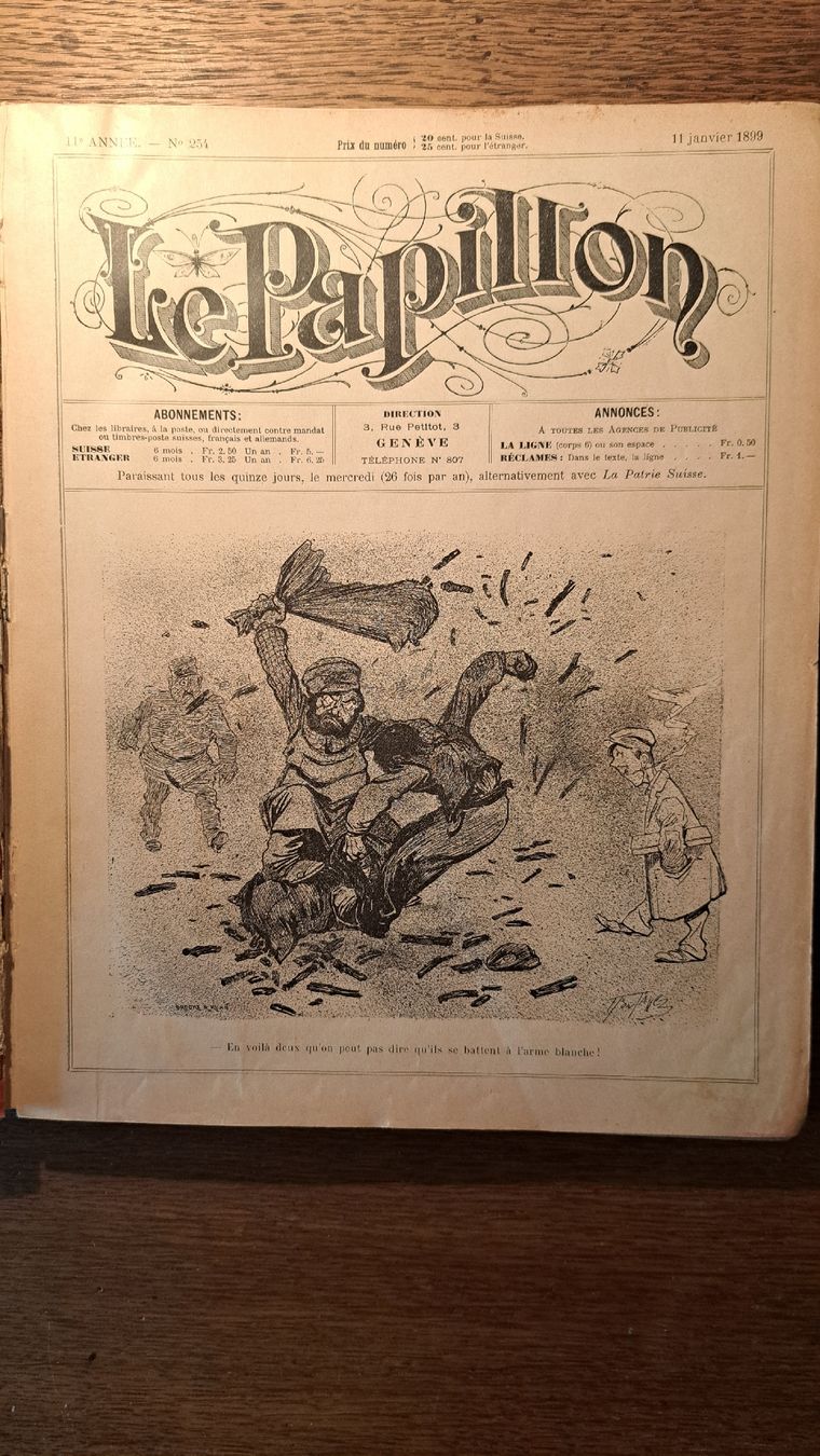 Libri: Journal "Le Papillon" 1899, complet, rare !  – Usato da Pailly venduto da jme99 1