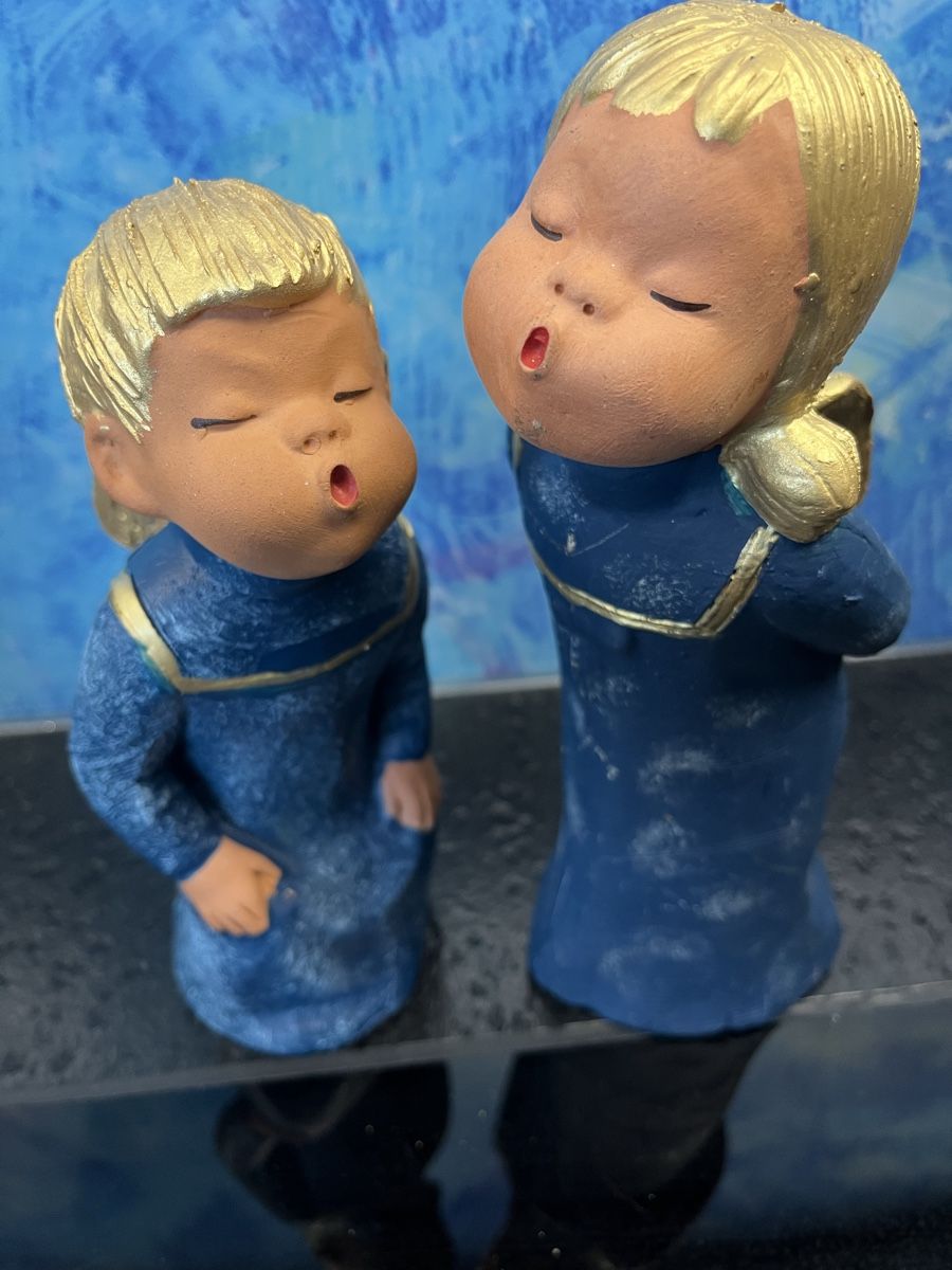Statuette: Original Singer Engel Jullar Engelfiguren Weihnachtsdeko – Usato da Frauenfeld venduto da Babytimmy 2