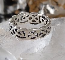 XS CELTIC RING IN 925 SILBER