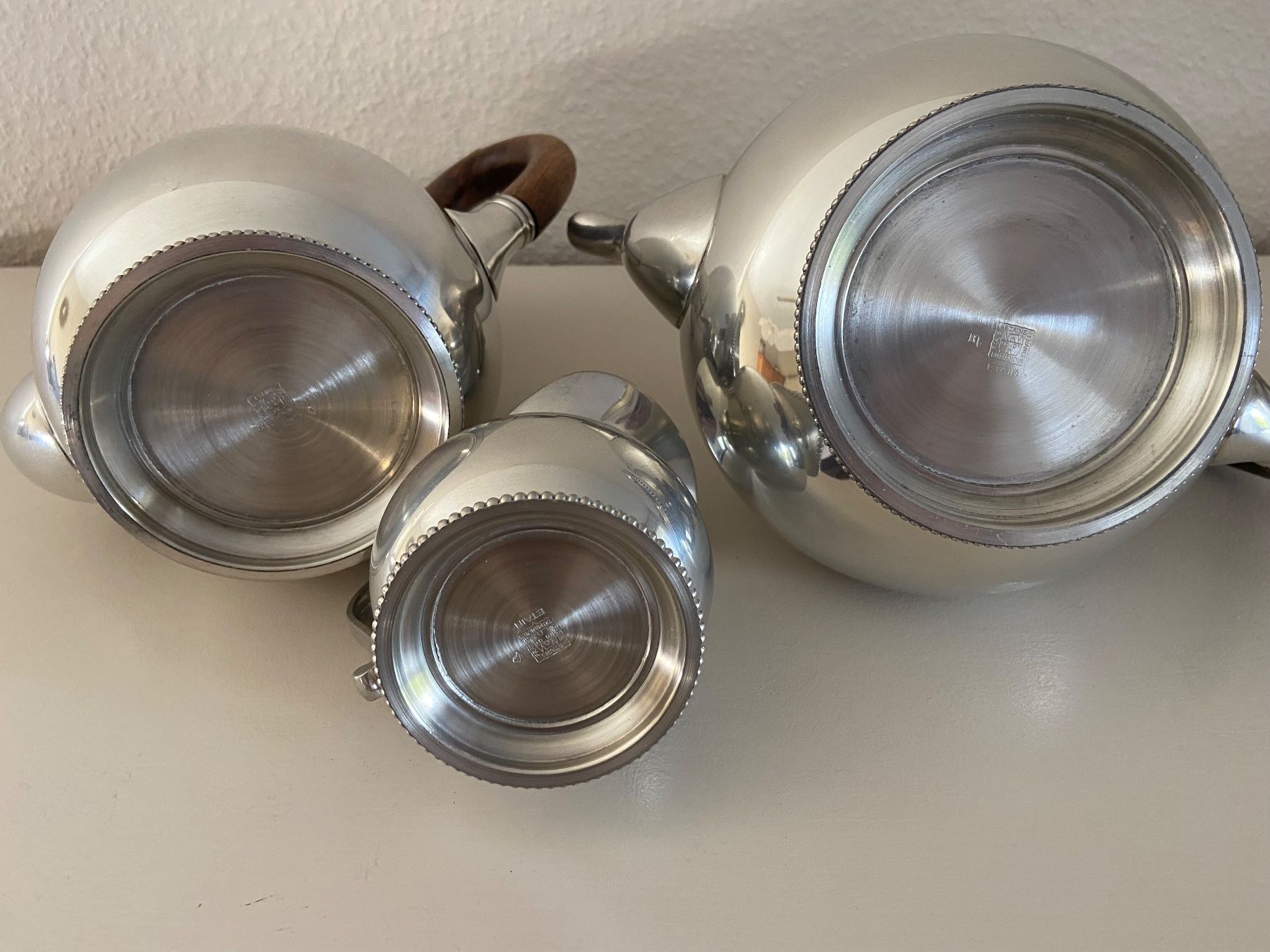 Set di piatti: Etains du Manoir Teeset – Usato da Muttenz venduto da nataschasia 4
