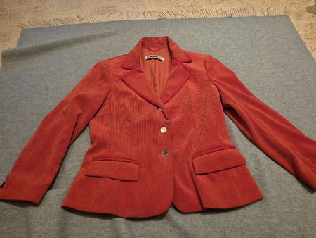 Ambiente Samt Blazer, Orange/rot, Gr. 40, Top Zustand!