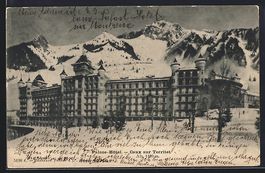 Caux sur Territet, le Palace-Hotel dans 