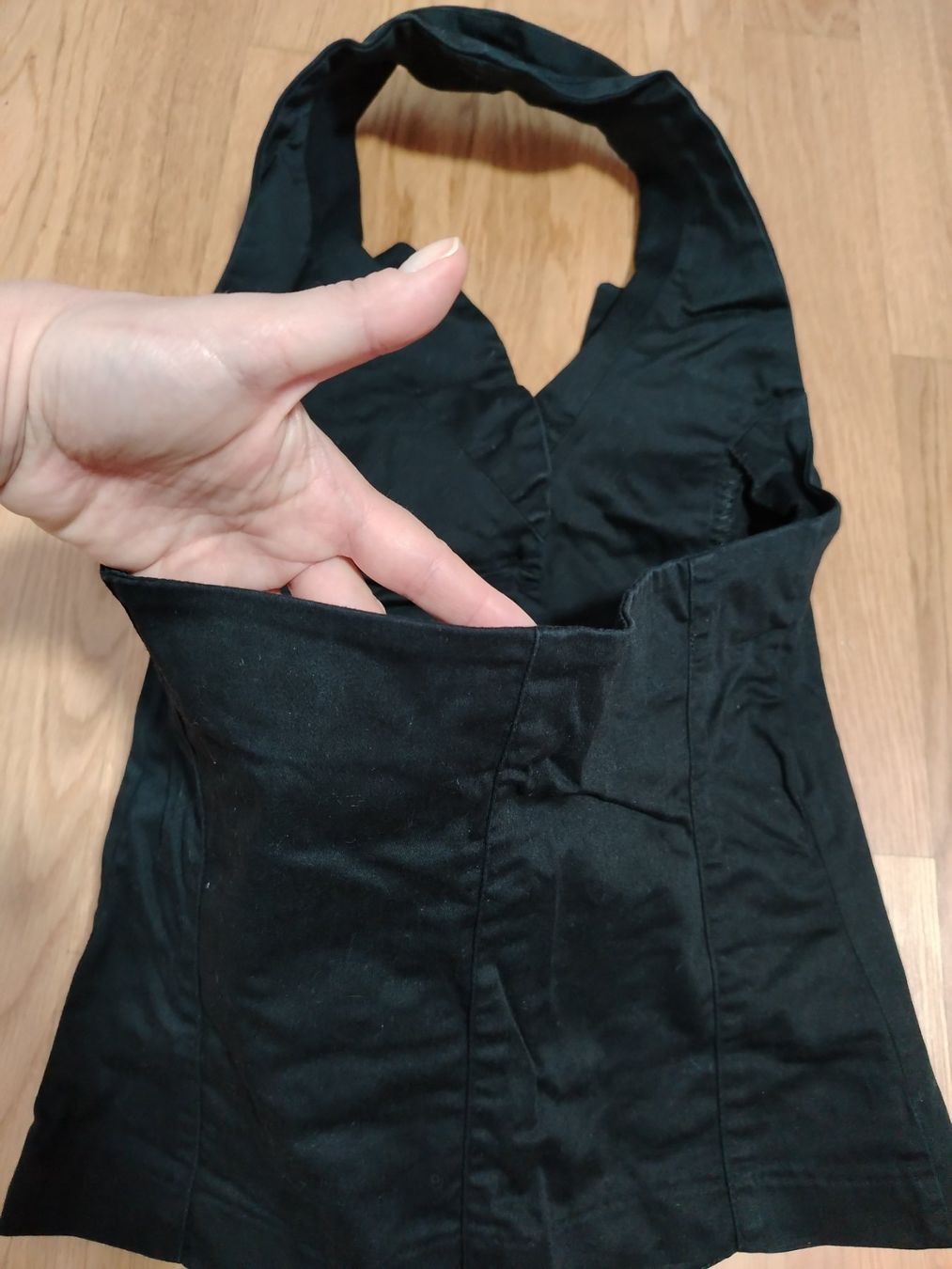 Camicette, T-shirt & Top: Schwarzes Sommer-Top – Usato da Winterthur venduto da mon_2yxl 3