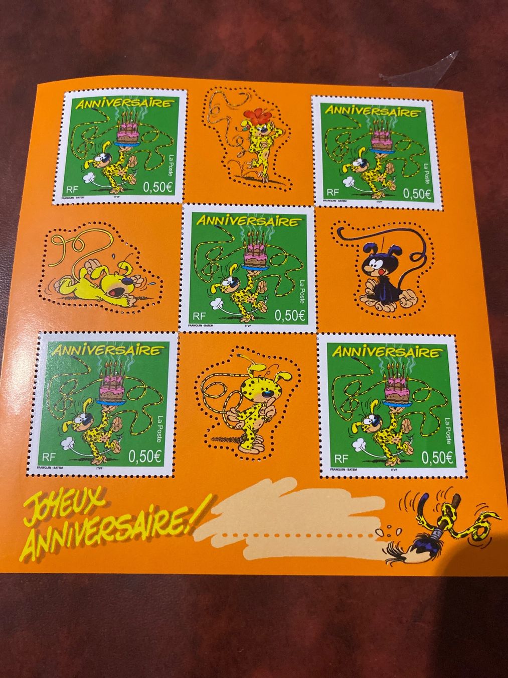Fumetti: Timbre Marsipulami - Bloc 2003 – Usato da Fribourg venduto da Ldan