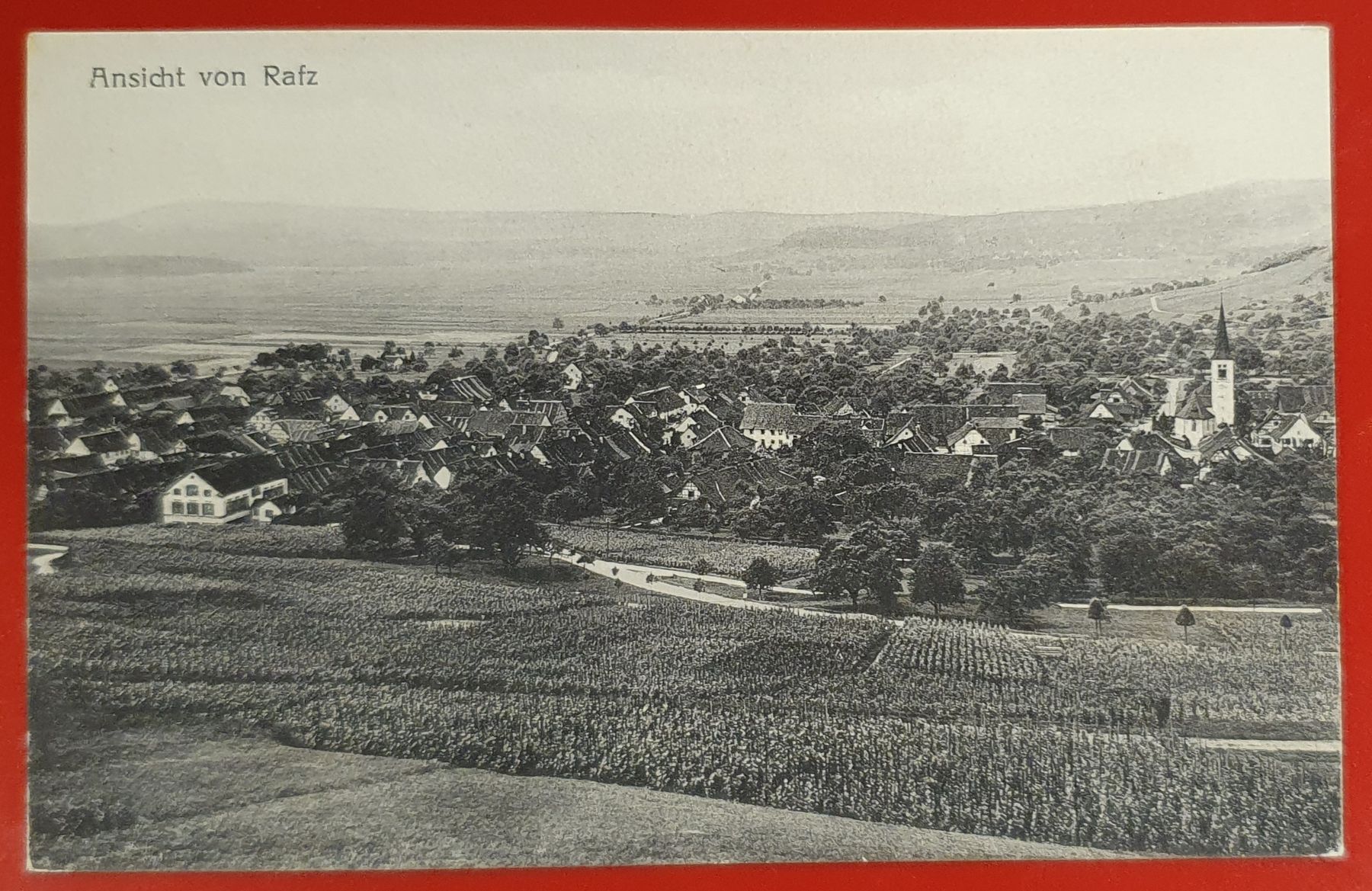 Cartoline postali: Generalansicht von Rafz – Usato da Kreuzlingen venduto da Rschweiz1