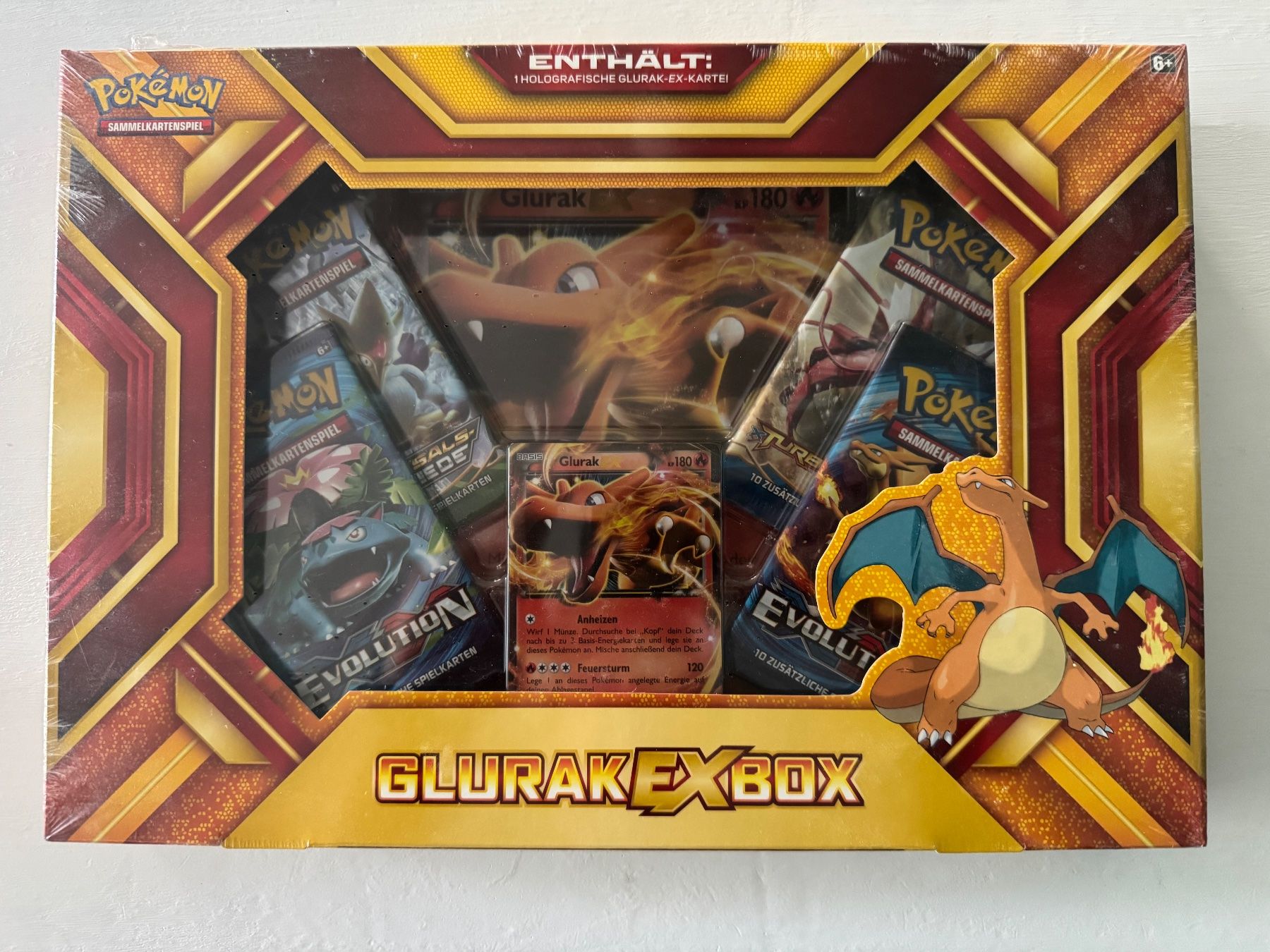 Pokémon Carte collezionabili: Glurak-EX-Box: Feuersturm – Nuovo e nell'imballaggio originale da Schachen LU venduto da danb86