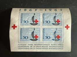 Rotes Kreuz Helvetia Briefmarke, 50 Rappen, Jahr 1963!