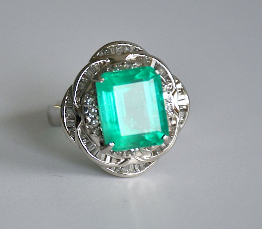 365 Ct Rare Énorme Émeraude Verte Colombienne Naturelle Brute Pierre
