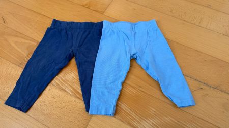 2er Set Baby Leggings, Grösse 62-68