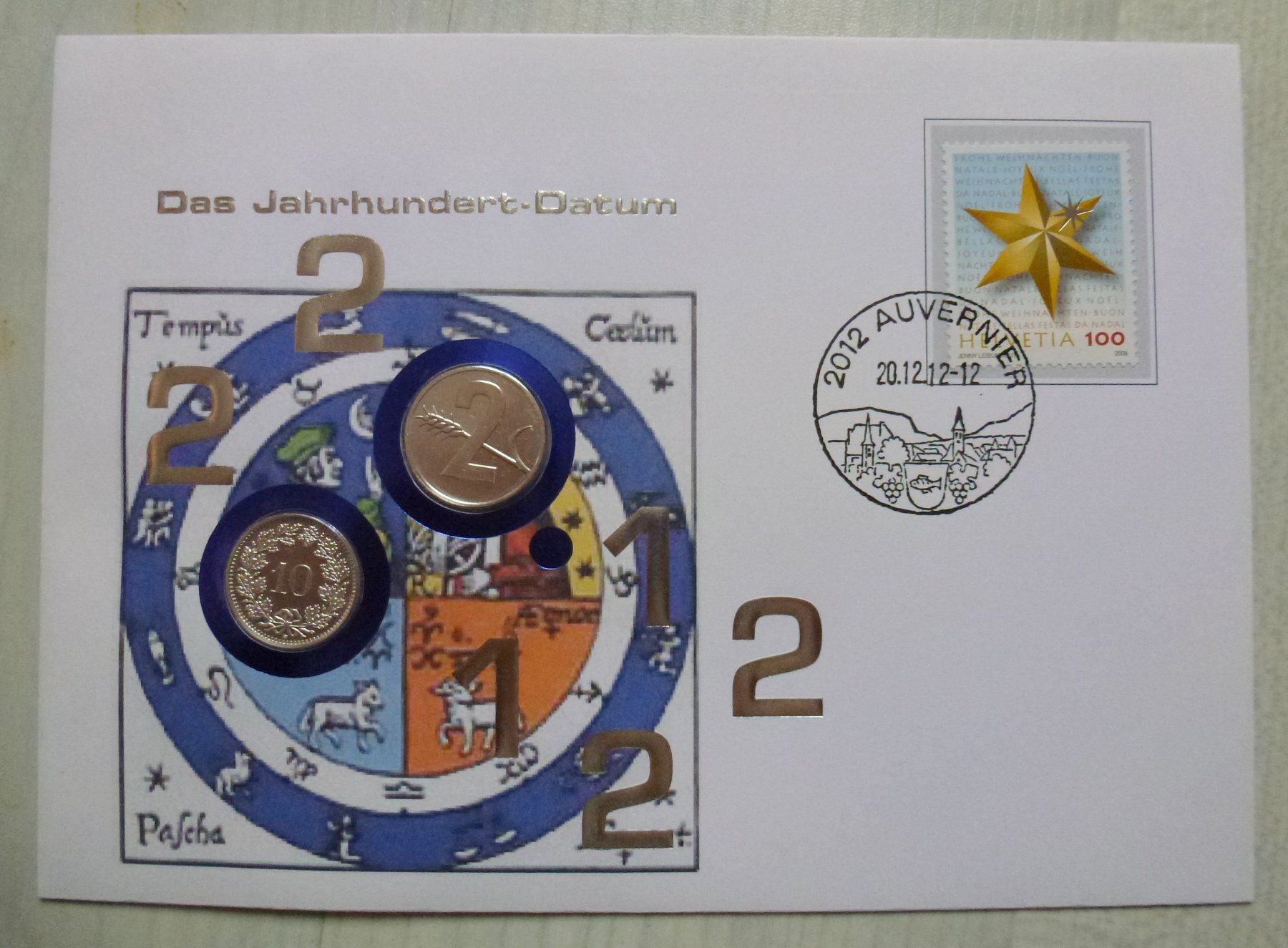 Tutti le monete: ++ 6 Numisbriefe - Schnappszahlen - Liebhaberpreis – Usato da Walkringen venduto da Casablanca777 5