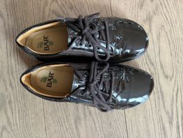 Lackschuhe braun zum Schnüren Bär, Gr 36,5