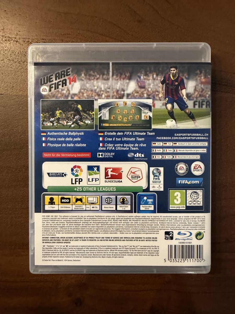 Sony Giochi: FIFA 14 für PS3 – Usato da Thunstetten venduto da Virus_33 2