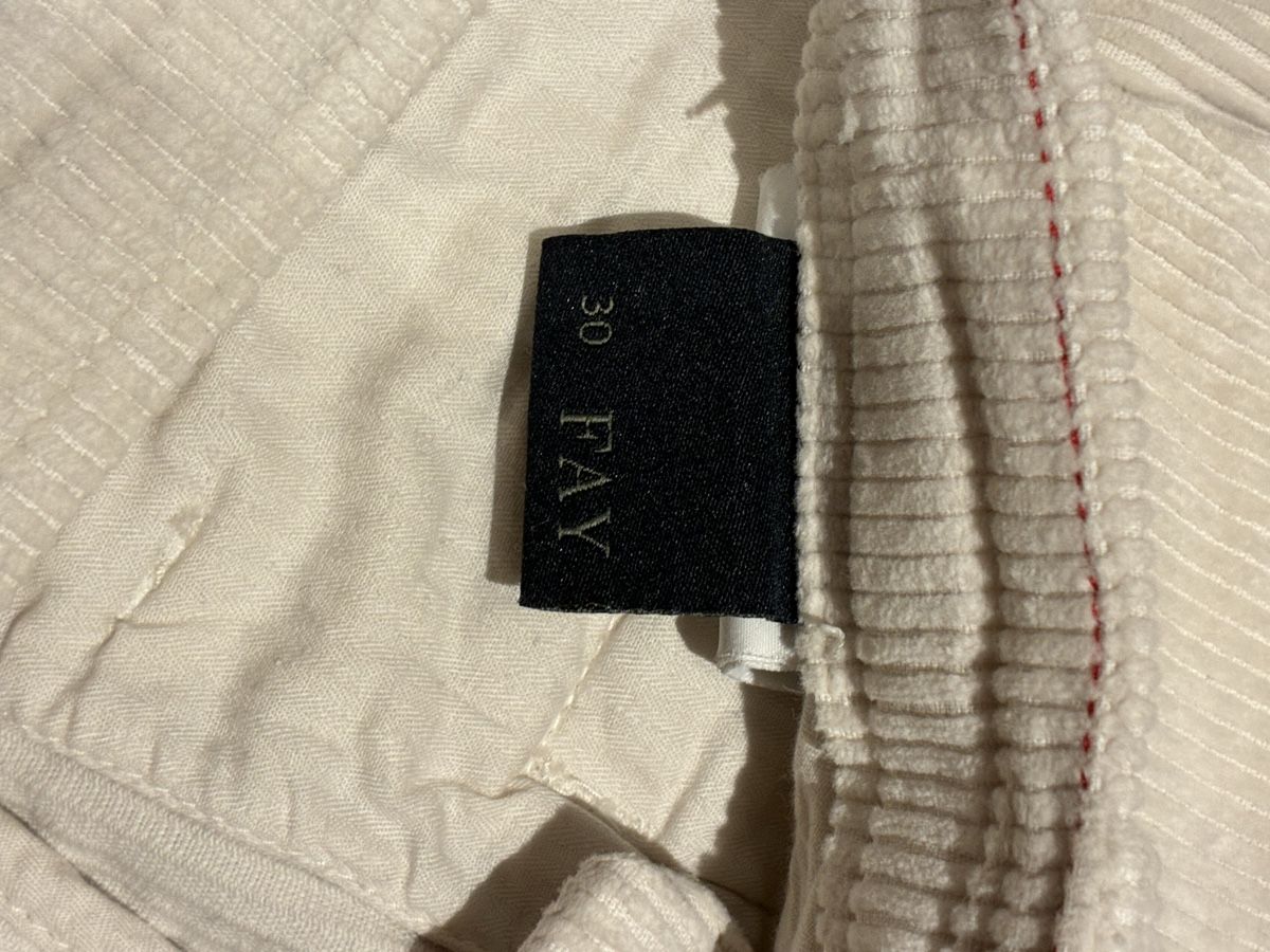 Pantaloni: Designer Cordhose von Fay – Usato da Wangen SZ venduto da el_paso08 5